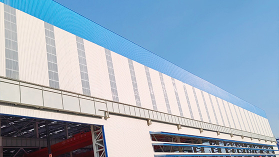 Proyecto de equipos para la industria pesada de Nantong COSCO Shipping: panel de claraboya elevador + placa de PC